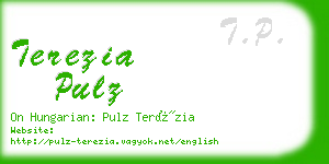 terezia pulz business card